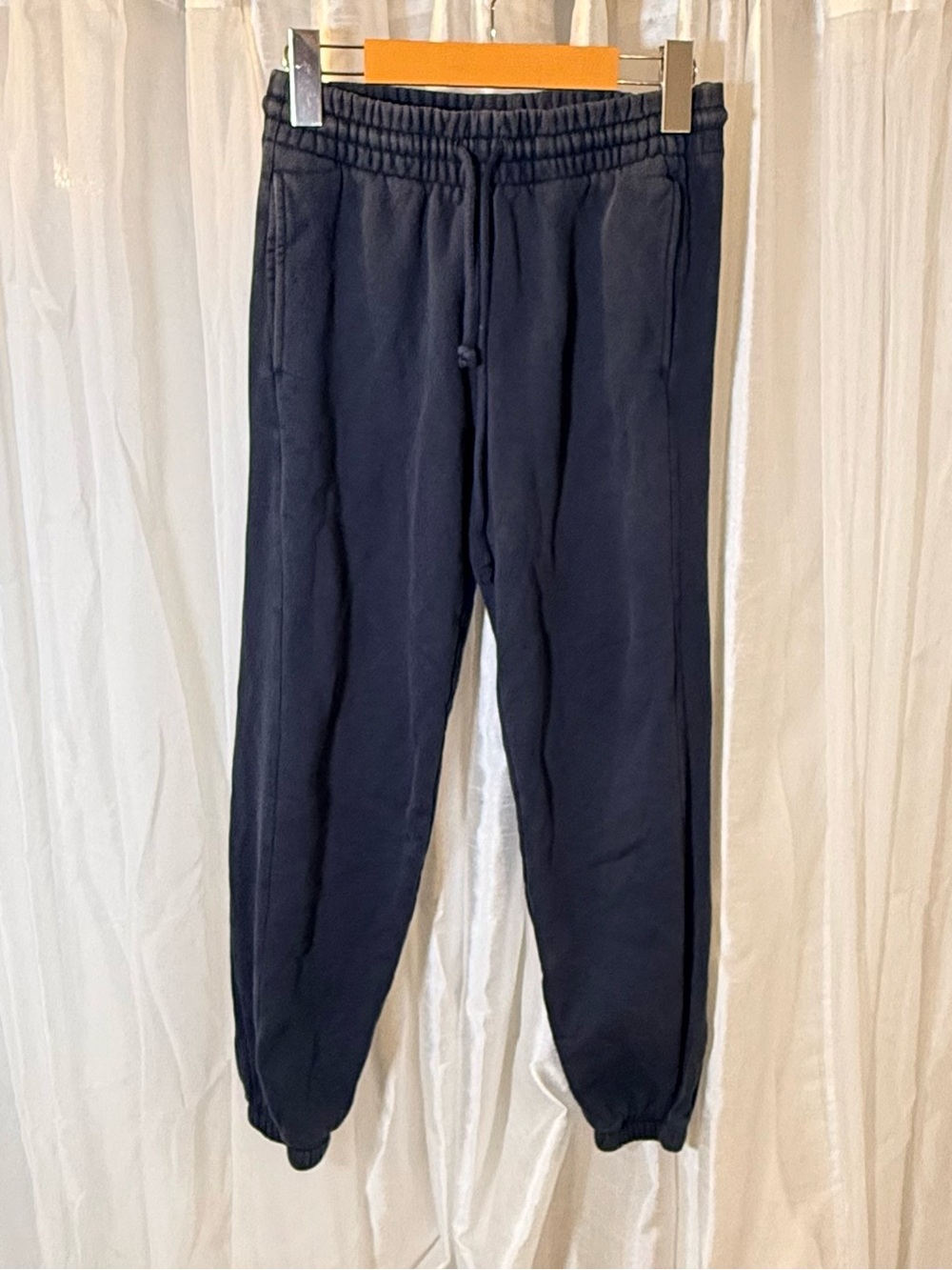 TNA Navy Elastic-Waist Drawstring Joggers